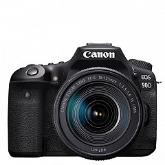 Canon 90D con lente